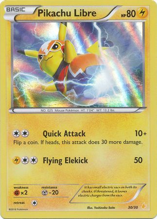 Pikachu Libre (30/30) [XY: Trainer Kit 3 - Pikachu Libre] | Exor Games Dartmouth