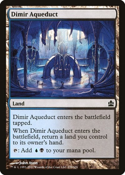 Dimir Aqueduct [Commander 2011] | Exor Games Dartmouth