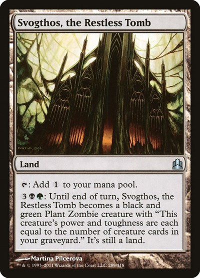 Svogthos, the Restless Tomb [Commander 2011] | Exor Games Dartmouth