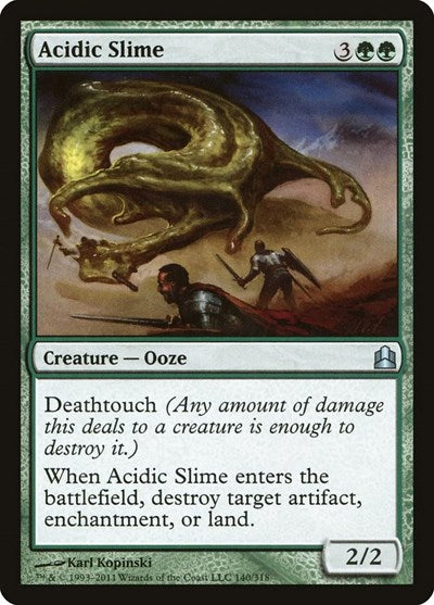 Acidic Slime [Commander 2011] | Exor Games Dartmouth