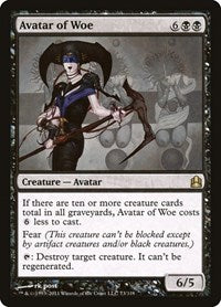 Avatar of Woe [Commander 2011] | Exor Games Dartmouth