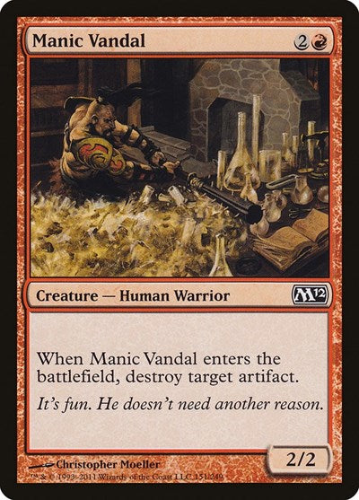 Manic Vandal [Magic 2012] | Exor Games Dartmouth