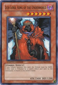 Lich Lord, King of the Underworld [GLD4-EN019] Common | Exor Games Dartmouth