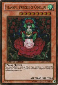 Tytannial, Princess of Camellias [GLD4-EN026] Gold Rare | Exor Games Dartmouth