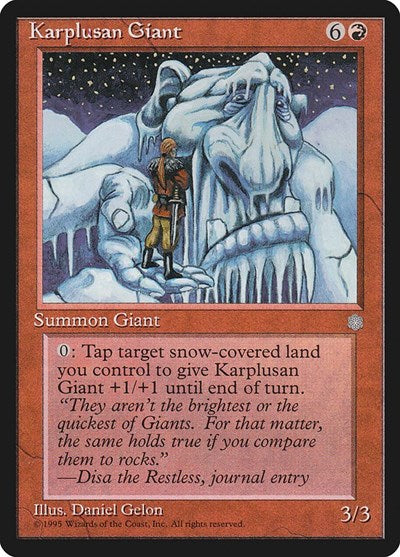 Karplusan Giant [Ice Age] | Exor Games Dartmouth