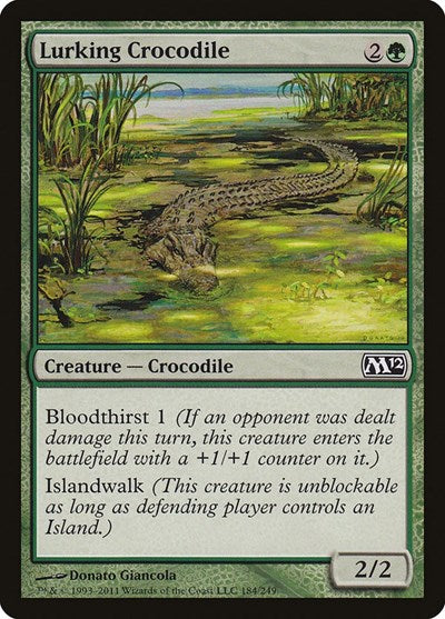 Lurking Crocodile [Magic 2012] | Exor Games Dartmouth