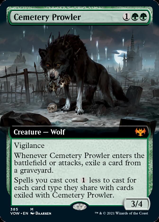 Cemetery Prowler (Extended) [Innistrad: Crimson Vow] | Exor Games Dartmouth