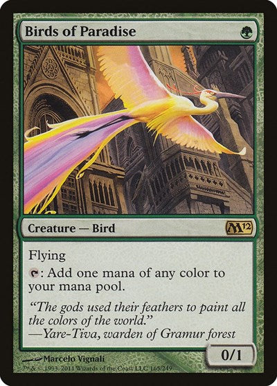 Birds of Paradise [Magic 2012] | Exor Games Dartmouth