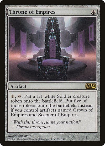 Throne of Empires [Magic 2012] | Exor Games Dartmouth