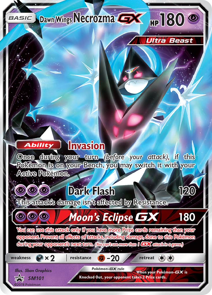 Dawn Wings Necrozma GX (SM101) [Sun & Moon: Black Star Promos] | Exor Games Dartmouth
