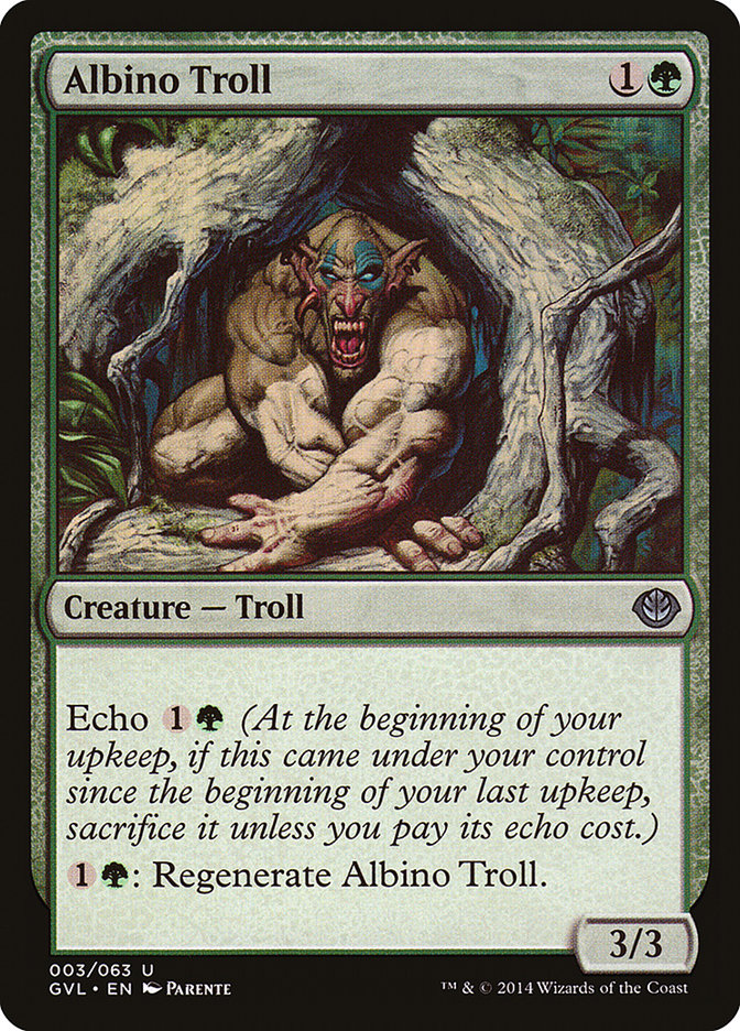 Albino Troll (Garruk vs. Liliana) [Duel Decks Anthology] | Exor Games Dartmouth