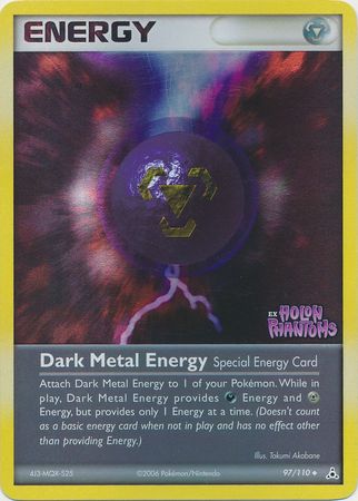 Dark Metal Energy (97/110) (Stamped) [EX: Holon Phantoms] | Exor Games Dartmouth