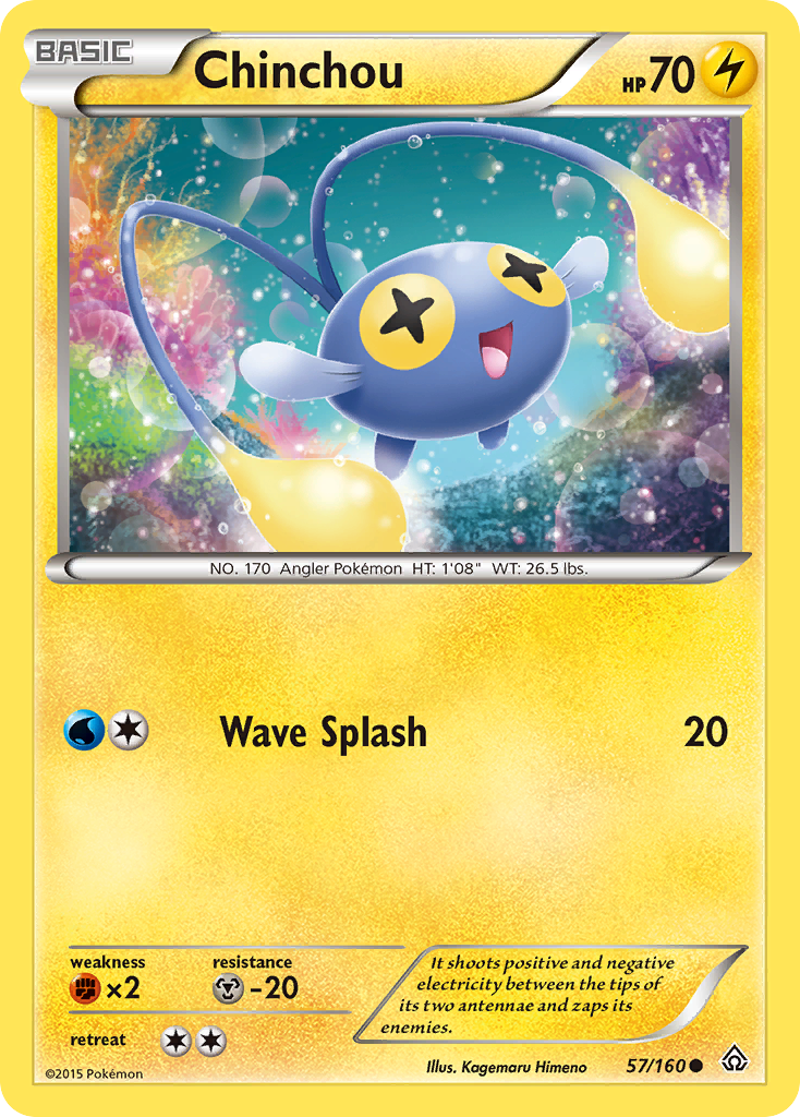 Chinchou (57/160) [XY: Primal Clash] | Exor Games Dartmouth