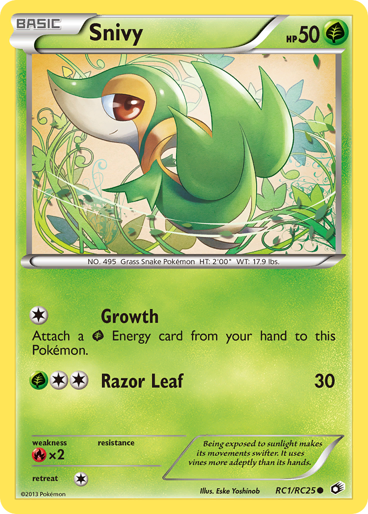 Snivy (RC1/RC25) [Black & White: Legendary Treasures] | Exor Games Dartmouth