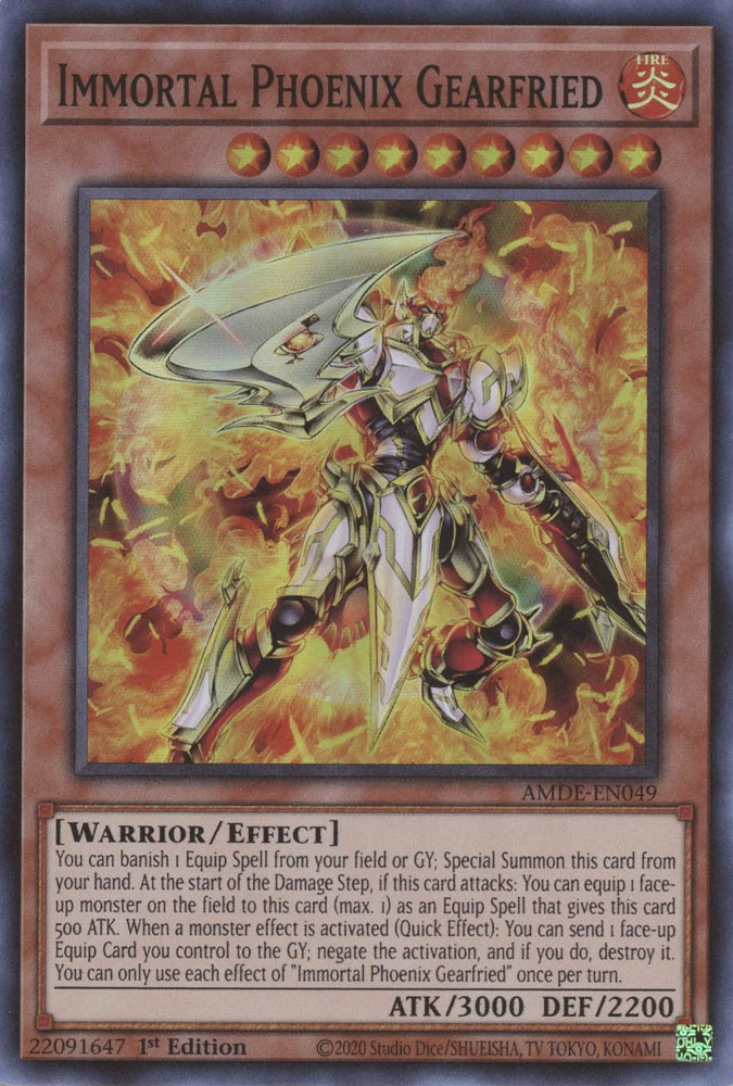 Immortal Phoenix Gearfried [AMDE-EN049] Super Rare | Exor Games Dartmouth