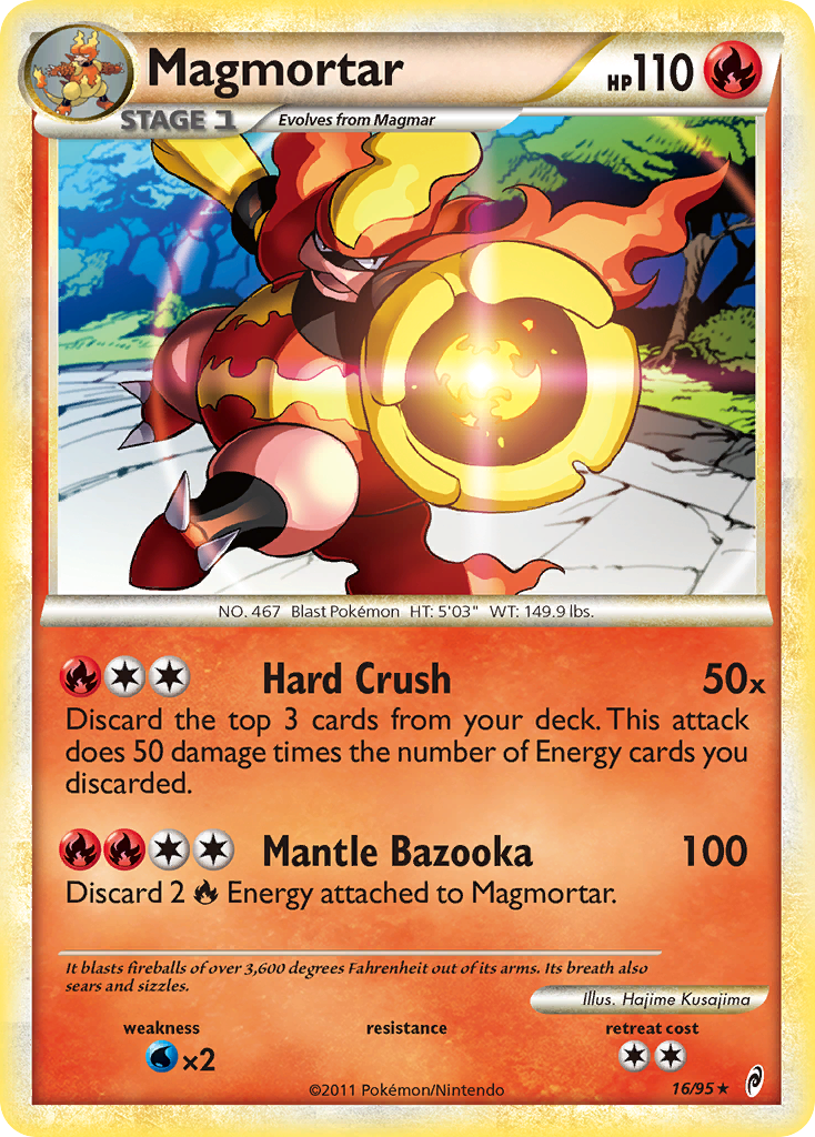 Magmortar (16/95) [HeartGold & SoulSilver: Call of Legends] | Exor Games Dartmouth