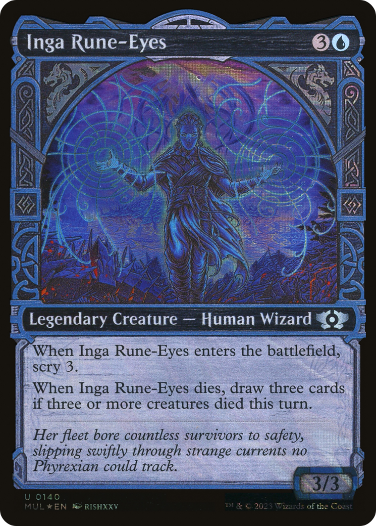 Inga Rune-Eyes (Halo Foil) [Multiverse Legends] | Exor Games Dartmouth