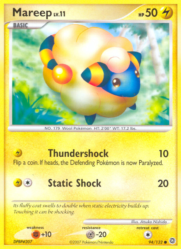 Mareep (94/132) [Diamond & Pearl: Secret Wonders] | Exor Games Dartmouth
