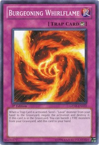 Burgeoning Whirlflame [GENF-EN072] Common | Exor Games Dartmouth