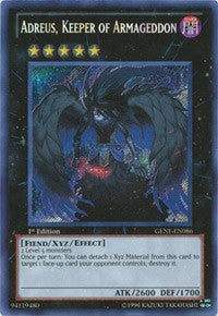 Adreus, Keeper of Armageddon [GENF-EN086] Secret Rare | Exor Games Dartmouth