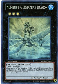 Number 17: Leviathan Dragon [GENF-EN039] Ghost Rare | Exor Games Dartmouth