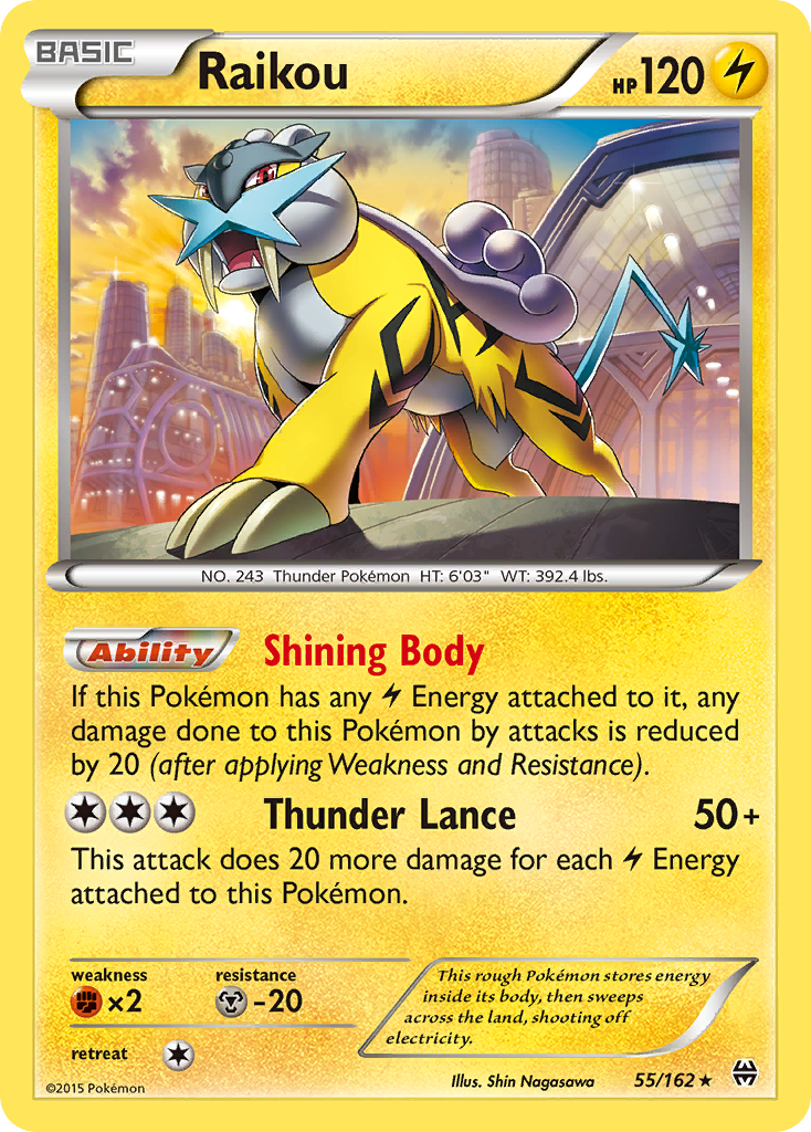 Raikou (55/162) [XY: BREAKthrough] | Exor Games Dartmouth