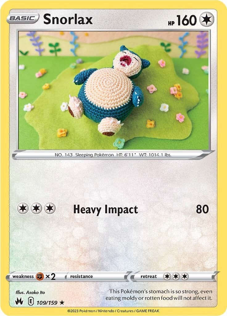 Snorlax (109/159) [Sword & Shield: Crown Zenith] | Exor Games Dartmouth