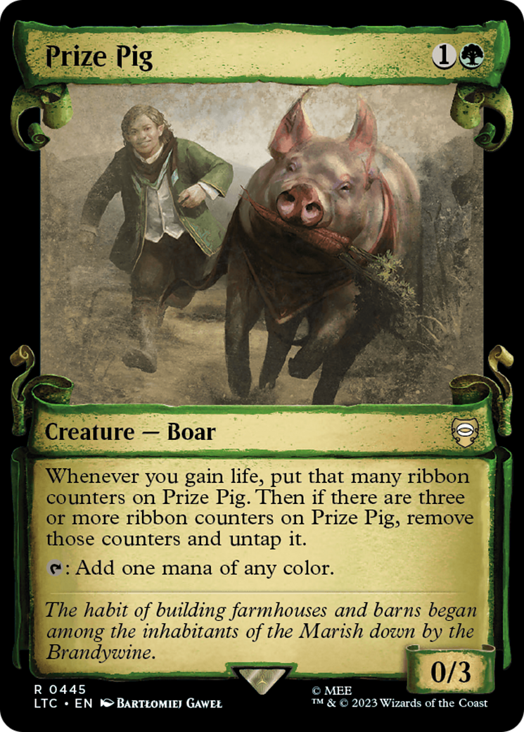 Prize Pig [The Lord of the Rings: Tales of Middle-Earth Commander Showcase Scrolls] | Exor Games Dartmouth