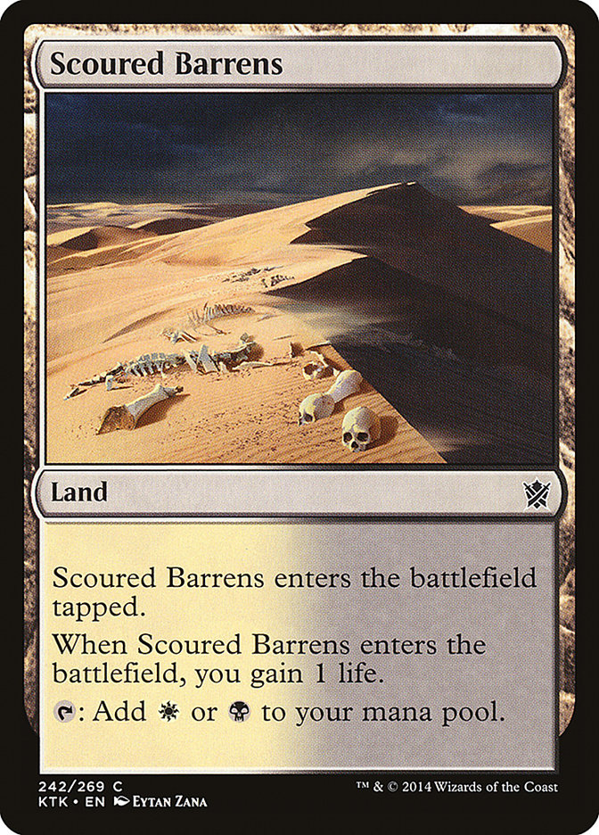 Scoured Barrens [Khans of Tarkir] | Exor Games Dartmouth