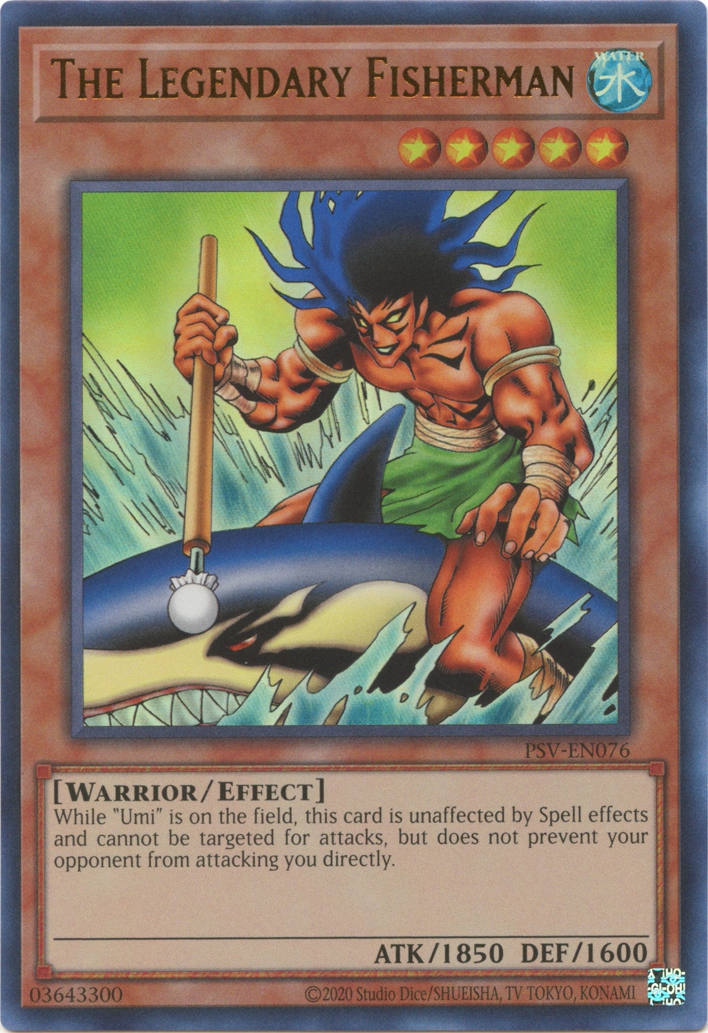The Legendary Fisherman (25th Anniversary) [PSV-EN076] Ultra Rare | Exor Games Dartmouth