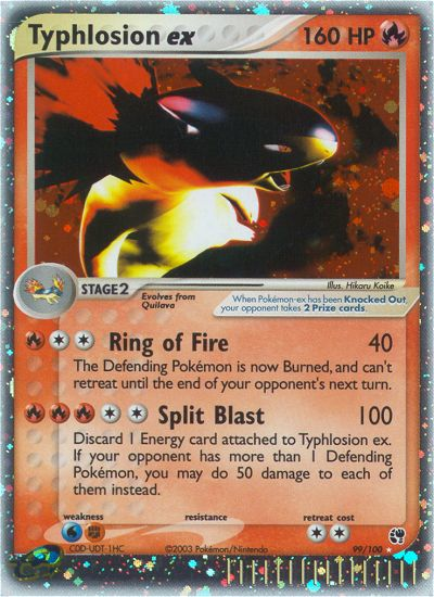 Typhlosion ex (99/100) [EX: Sandstorm] | Exor Games Dartmouth