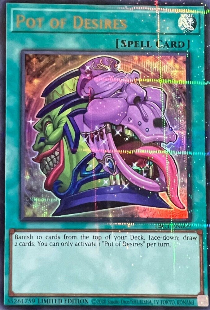 Pot of Desires [TBC1-EN009] Ultra Rare | Exor Games Dartmouth