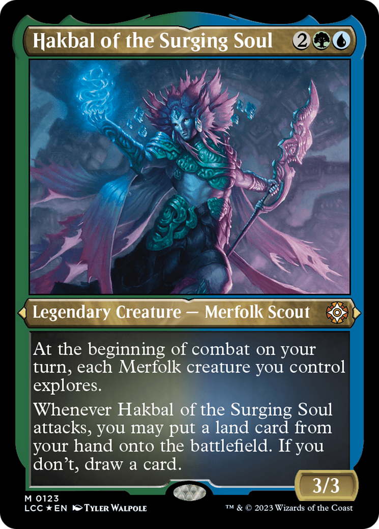 Hakbal of the Surging Soul (Display Commander) [The Lost Caverns of Ixalan Commander] | Exor Games Dartmouth