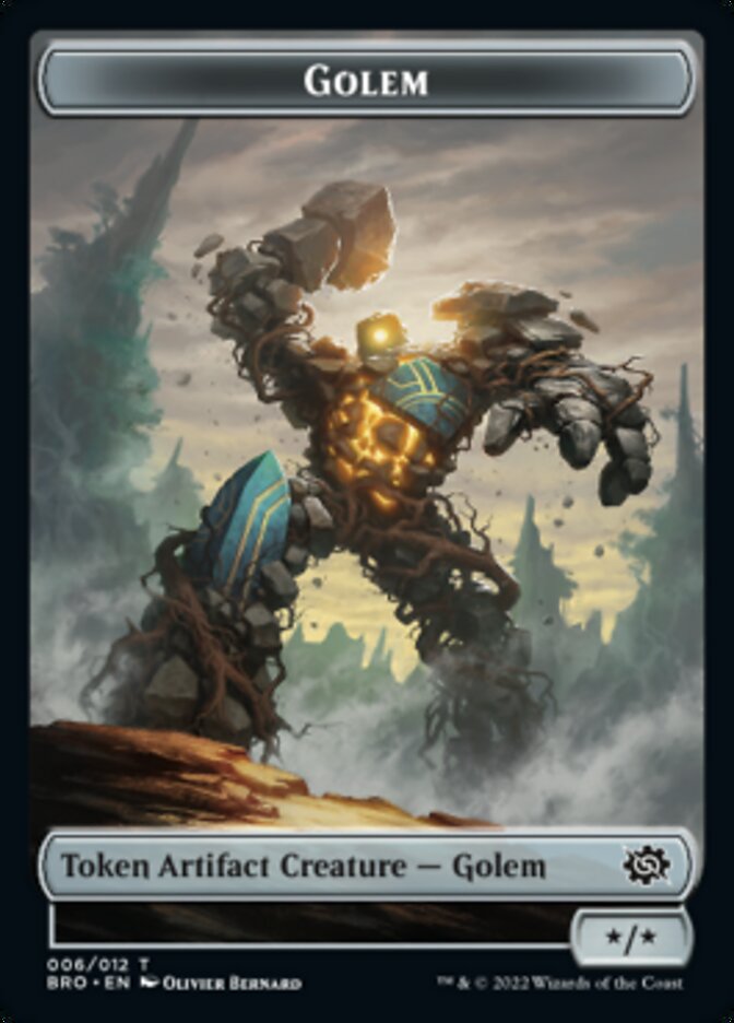 Golem Token [The Brothers' War Tokens] | Exor Games Dartmouth