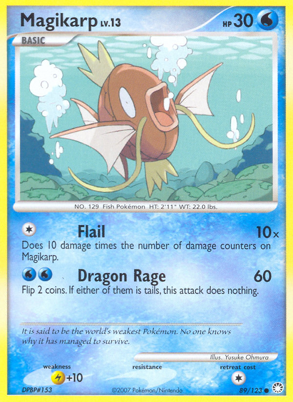 Magikarp (89/123) [Diamond & Pearl: Mysterious Treasures] | Exor Games Dartmouth