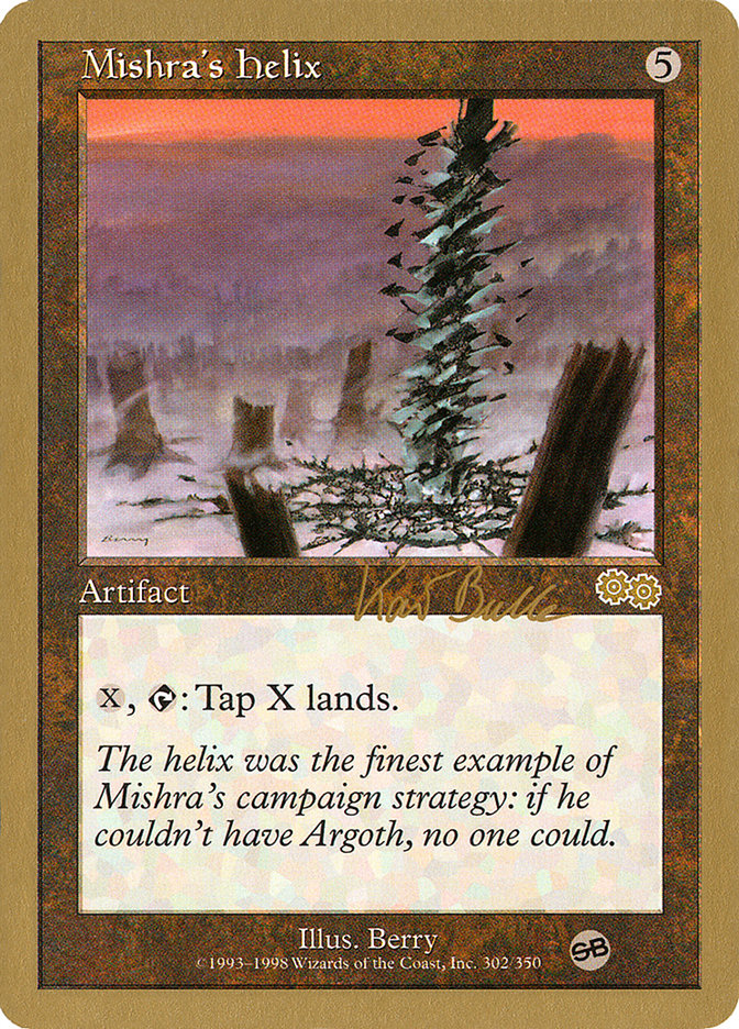 Mishra's Helix (Kai Budde) (SB) [World Championship Decks 1999] | Exor Games Dartmouth