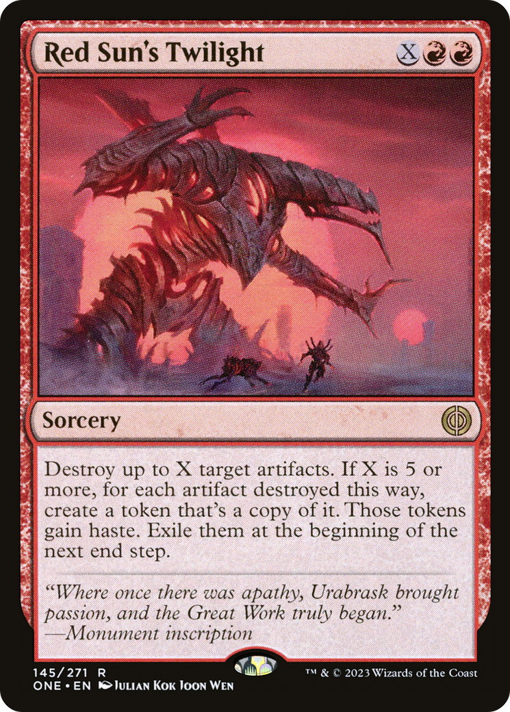 Red Sun's Twilight [Phyrexia: All Will Be One] | Exor Games Dartmouth