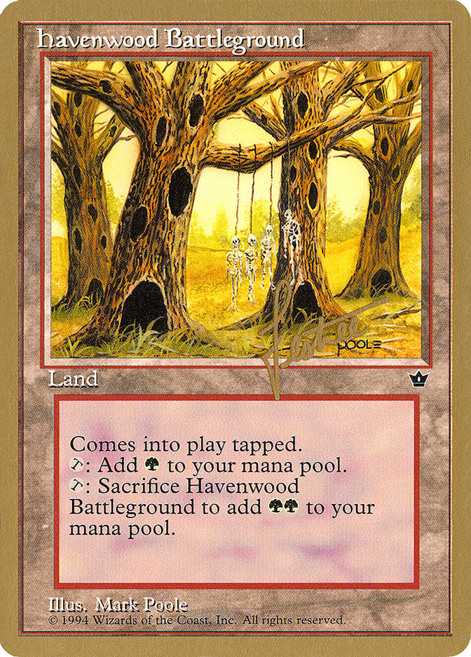 Havenwood Battleground (Bertrand Lestree) [Pro Tour Collector Set] | Exor Games Dartmouth