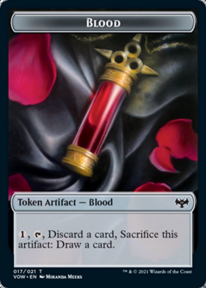 Blood Token [Innistrad: Crimson Vow Tokens] | Exor Games Dartmouth