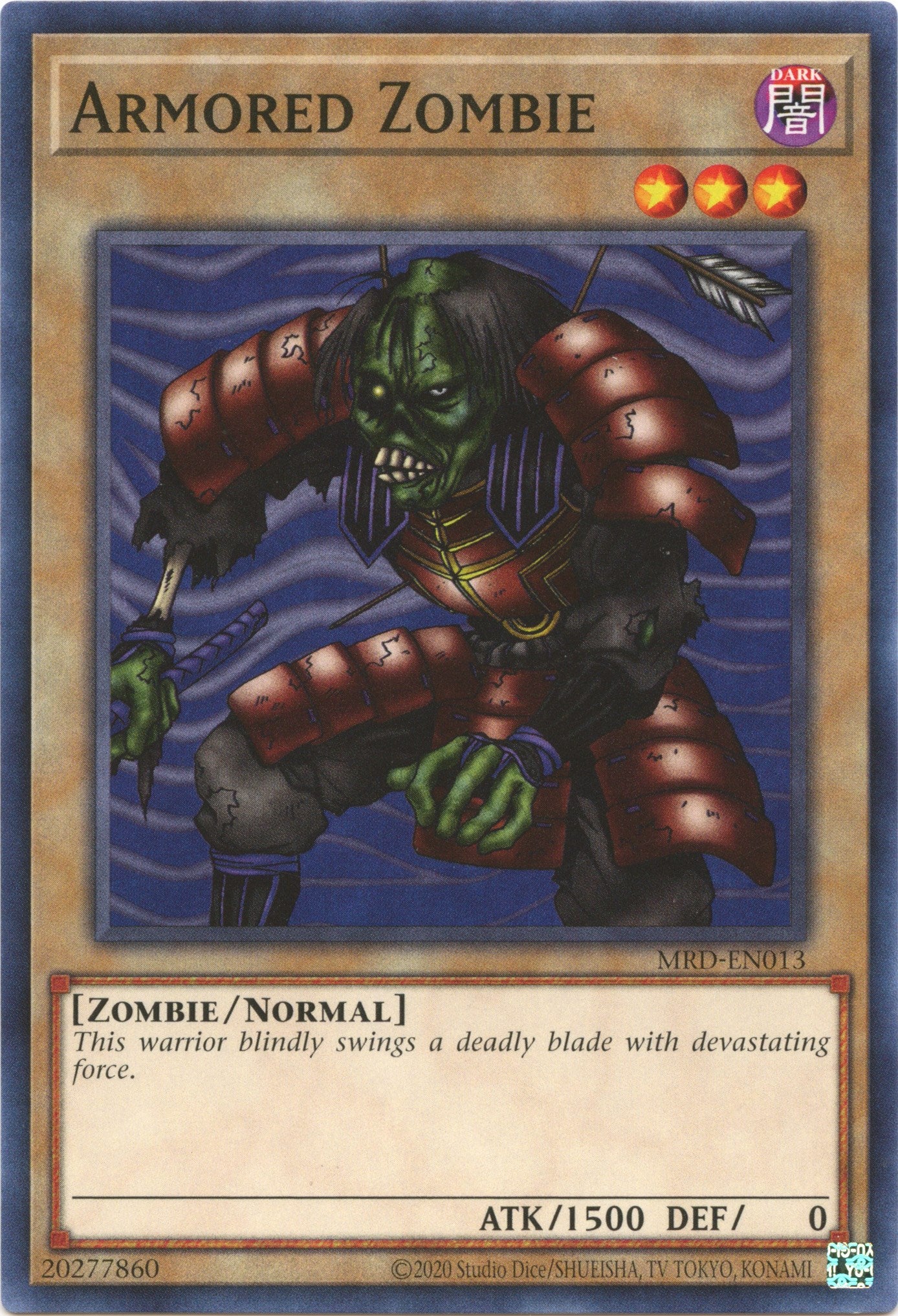 Armored Zombie (25th Anniversary) [MRD-EN013] Common | Exor Games Dartmouth