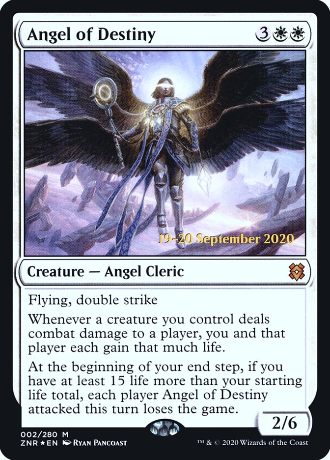 Angel of Destiny  [Zendikar Rising Prerelease Promos] | Exor Games Dartmouth