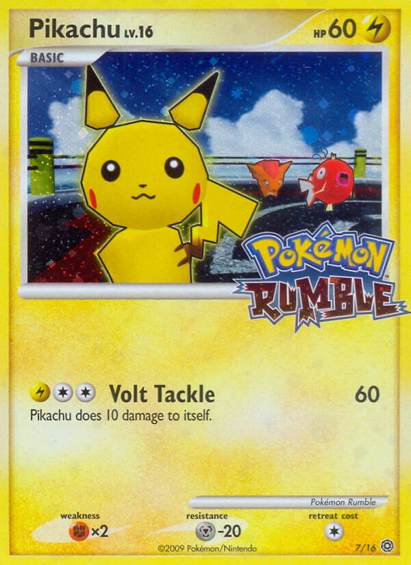 Pikachu (7/16) [Pokémon Rumble] | Exor Games Dartmouth