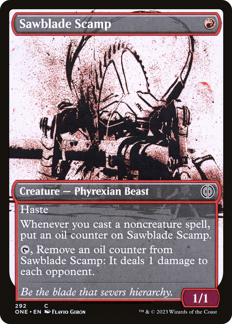 Sawblade Scamp (Showcase Ichor) [Phyrexia: All Will Be One] | Exor Games Dartmouth