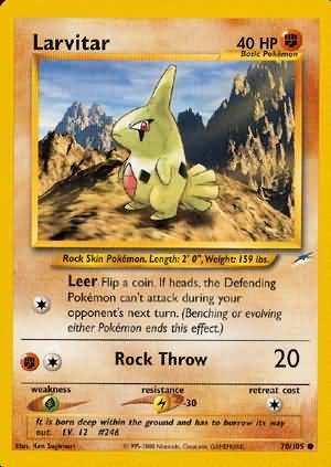 Larvitar (70/105) [Neo Destiny Unlimited] | Exor Games Dartmouth