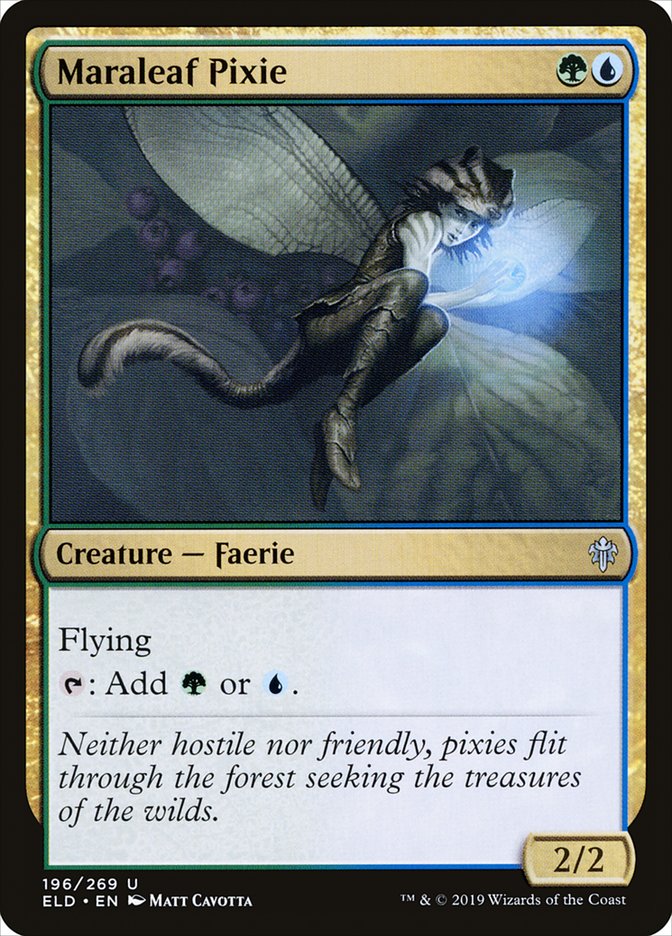 Maraleaf Pixie [Throne of Eldraine] | Exor Games Dartmouth