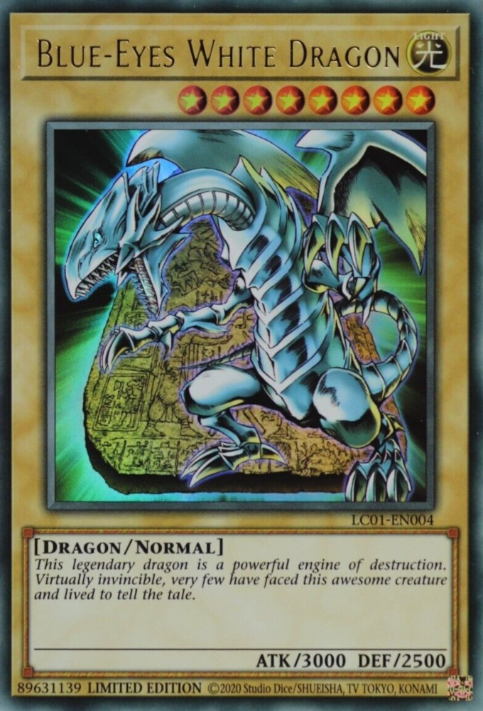 Blue-Eyes White Dragon (25th Anniversary) [LC01-EN004] Ultra Rare | Exor Games Dartmouth