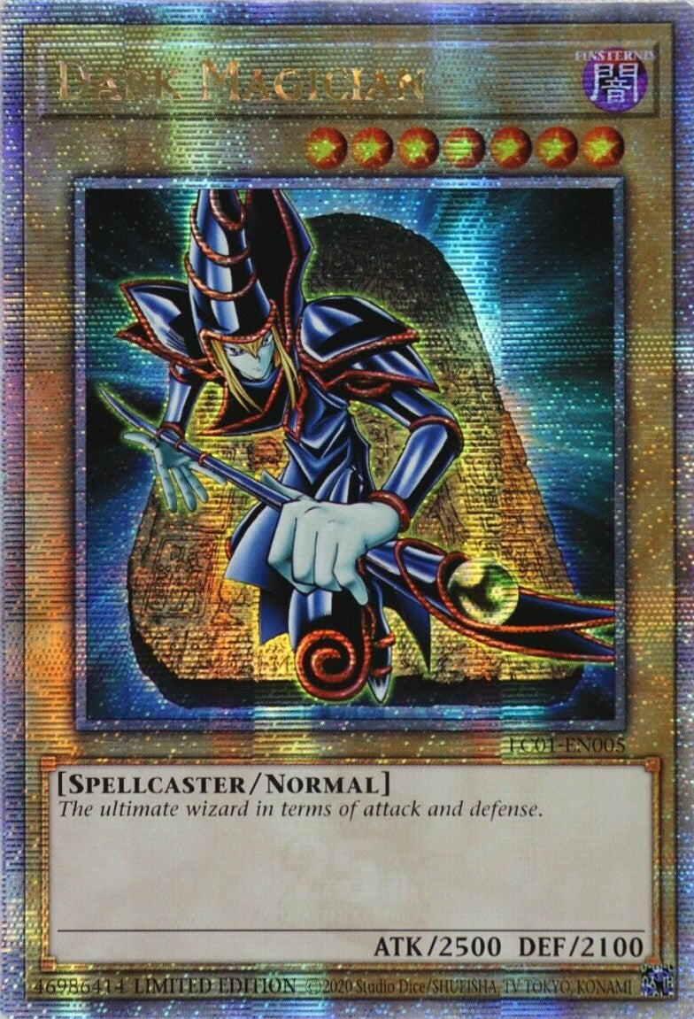 Dark Magician (25th Anniversary) [LC01-EN005] Quarter Century Secret Rare | Exor Games Dartmouth