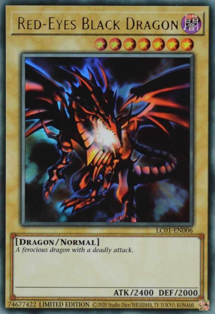 Red-Eyes Black Dragon (25th Anniversary) [LC01-EN006] Ultra Rare | Exor Games Dartmouth