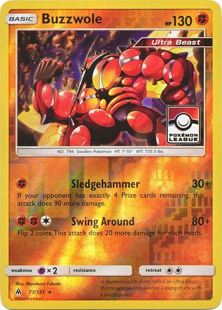 Buzzwole (77/131) (League Promo) [Sun & Moon: Forbidden Light] | Exor Games Dartmouth