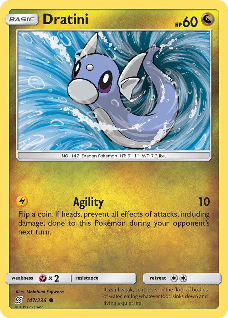 Dratini (147/236) [Sun & Moon: Unified Minds] | Exor Games Dartmouth